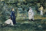 Edouard Manet A Game of Croquet France oil painting artist
